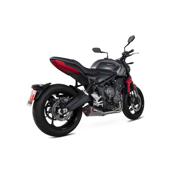 Scorpion Exhaust Triumph Trident 660 2021 - 2023 Serket Taper Full System Titanium Sleeve